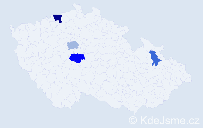 Příjmení: 'Zdvyhalová', počet výskytů 12 v celé ČR