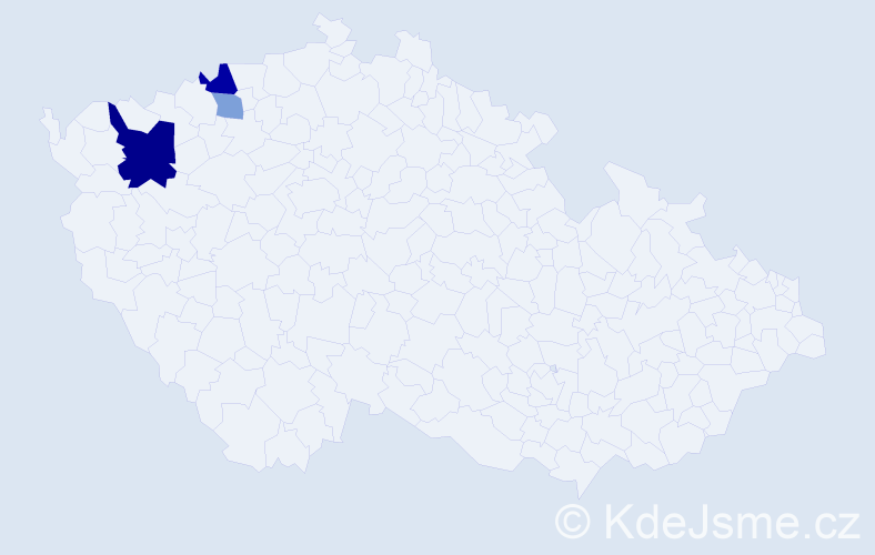 Příjmení: 'Divković', počet výskytů 7 v celé ČR