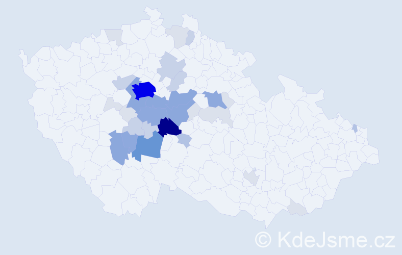 Příjmení: 'Kakosová', počet výskytů 117 v celé ČR