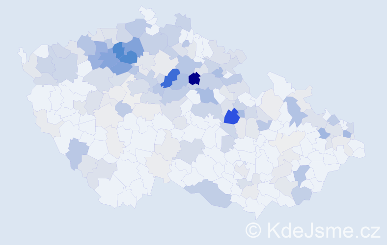 Příjmení: 'Drobná', počet výskytů 650 v celé ČR