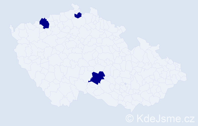 Příjmení: 'Pičkar', počet výskytů 3 v celé ČR