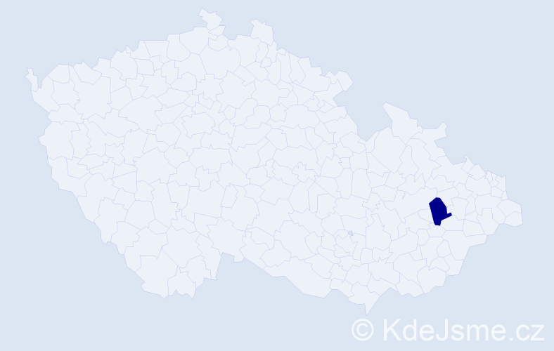 Příjmení: 'Kaniecki', počet výskytů 3 v celé ČR