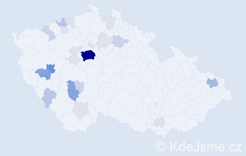 Příjmení: 'Kripnerová', počet výskytů 80 v celé ČR
