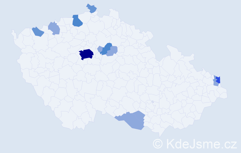 Příjmení: 'Osifová', počet výskytů 35 v celé ČR
