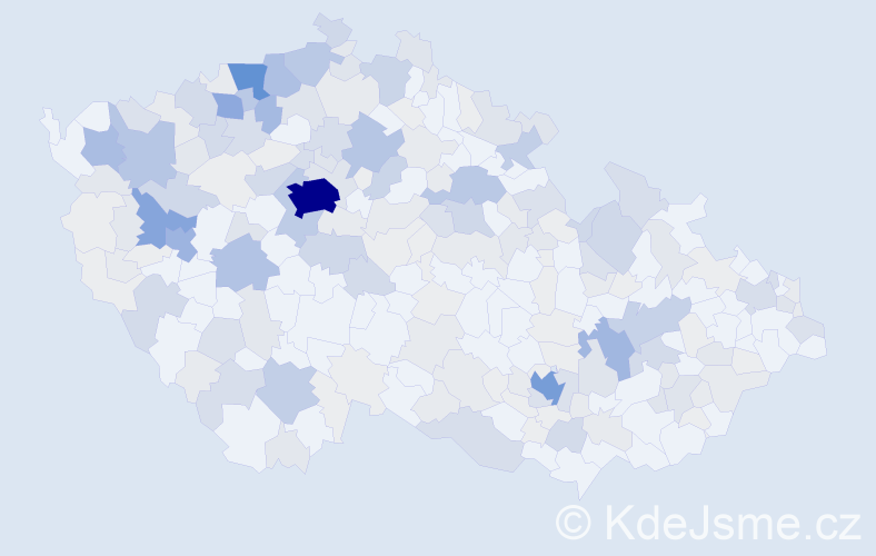 Příjmení: 'Walter', počet výskytů 823 v celé ČR