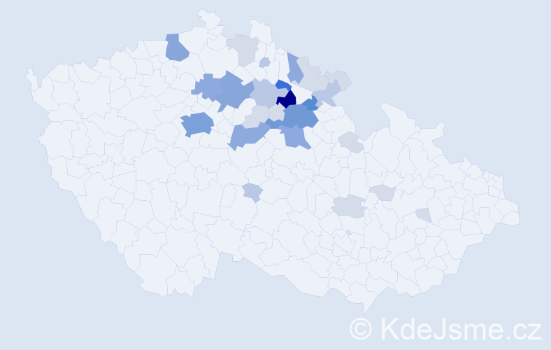 Příjmení: 'Festová', počet výskytů 84 v celé ČR