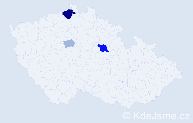 Příjmení: 'Löfelmannová', počet výskytů 7 v celé ČR