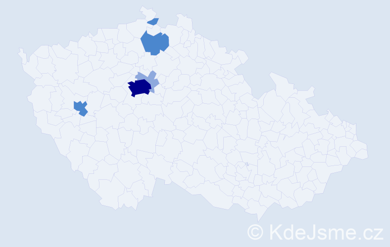 Příjmení: 'Feuereisl', počet výskytů 12 v celé ČR