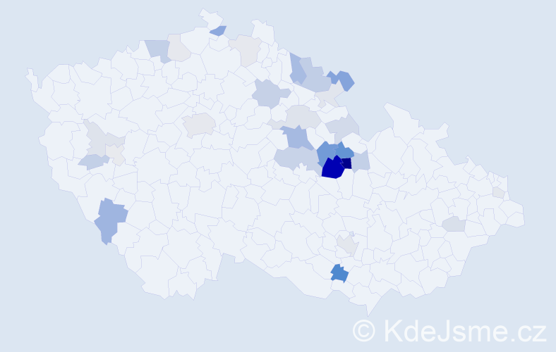Příjmení: 'Limberský', počet výskytů 84 v celé ČR