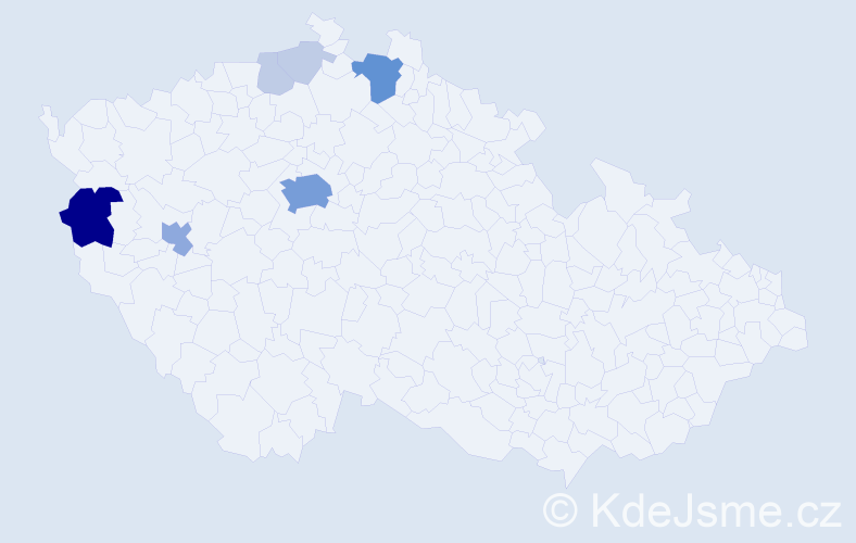 Příjmení: 'Gomoláková', počet výskytů 21 v celé ČR