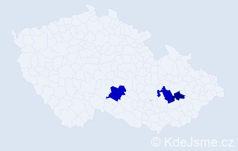 Příjmení: 'Leidemannová', počet výskytů 3 v celé ČR