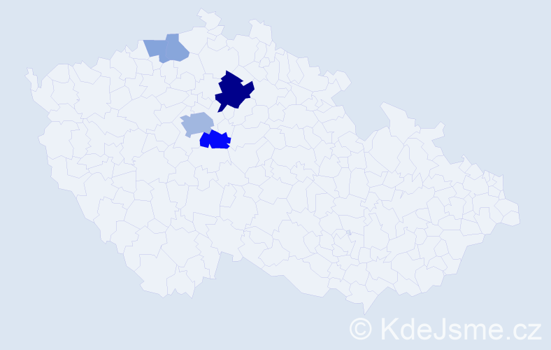 Příjmení: 'Lauterkranzová', počet výskytů 13 v celé ČR