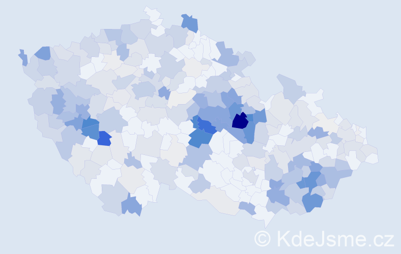 Příjmení: 'Karlík', počet výskytů 1141 v celé ČR