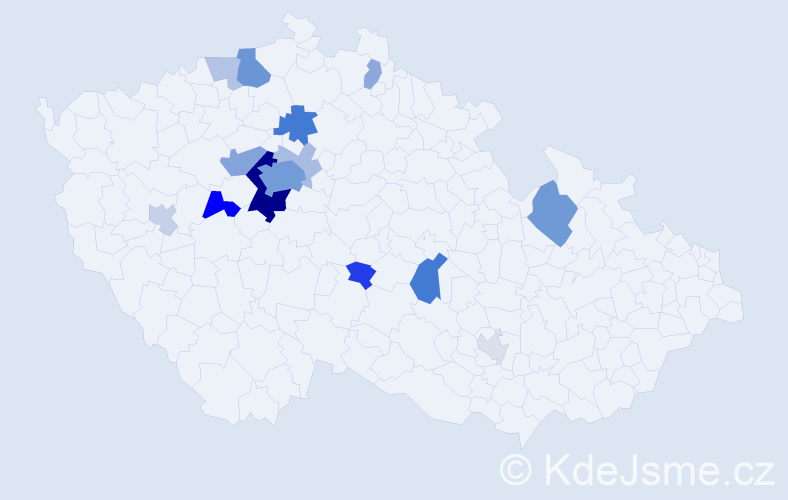 Příjmení: 'Lešnerová', počet výskytů 46 v celé ČR