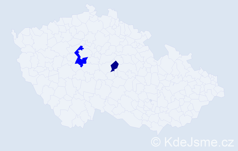 Příjmení: 'Bairdová', počet výskytů 3 v celé ČR