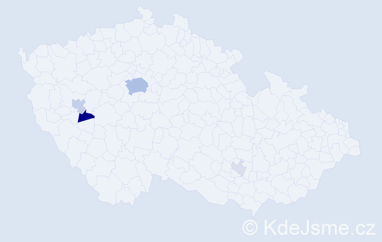 Příjmení: 'Shulga', počet výskytů 11 v celé ČR