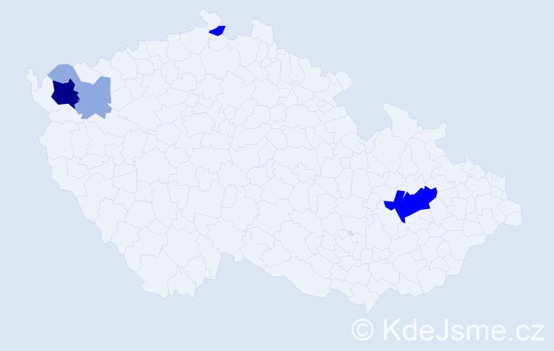 Příjmení: 'Stariatová', počet výskytů 15 v celé ČR