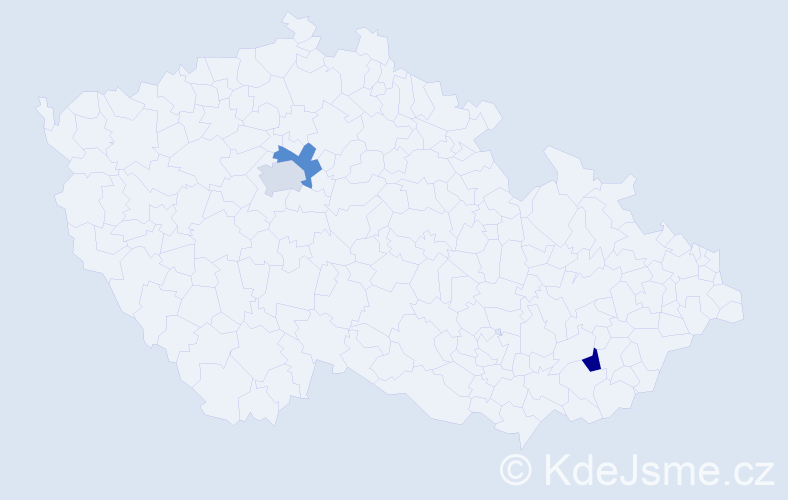 Příjmení: '"De Michele"', počet výskytů 3 v celé ČR