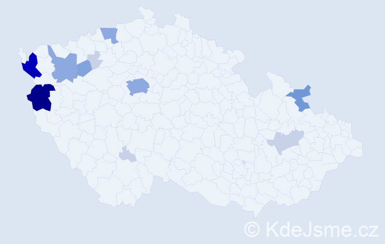 Příjmení: 'Stručková', počet výskytů 39 v celé ČR