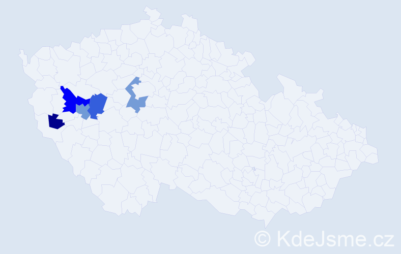 Příjmení: 'Vorschneider', počet výskytů 11 v celé ČR