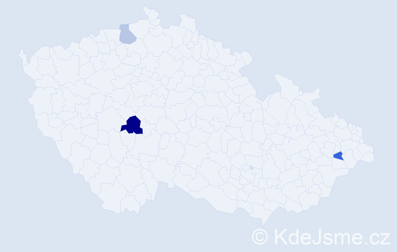 Příjmení: 'Grasblumová', počet výskytů 4 v celé ČR
