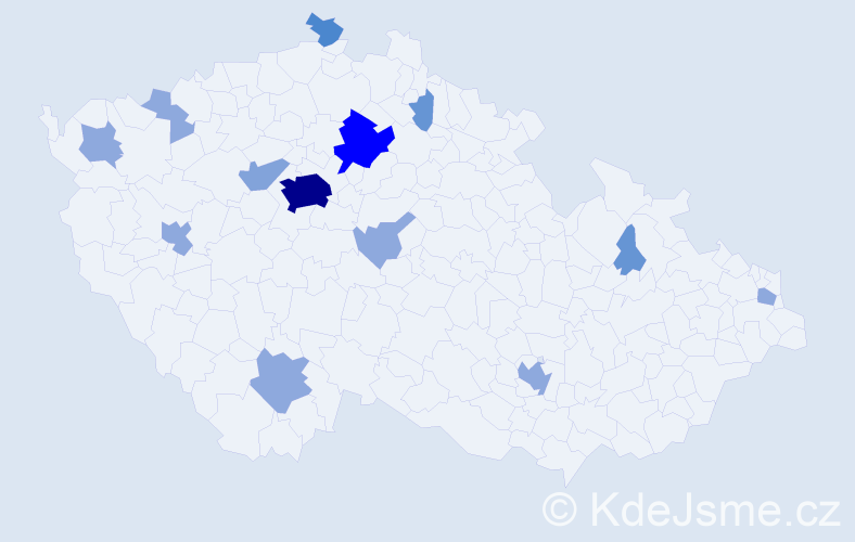 Příjmení: 'Lobotka', počet výskytů 33 v celé ČR
