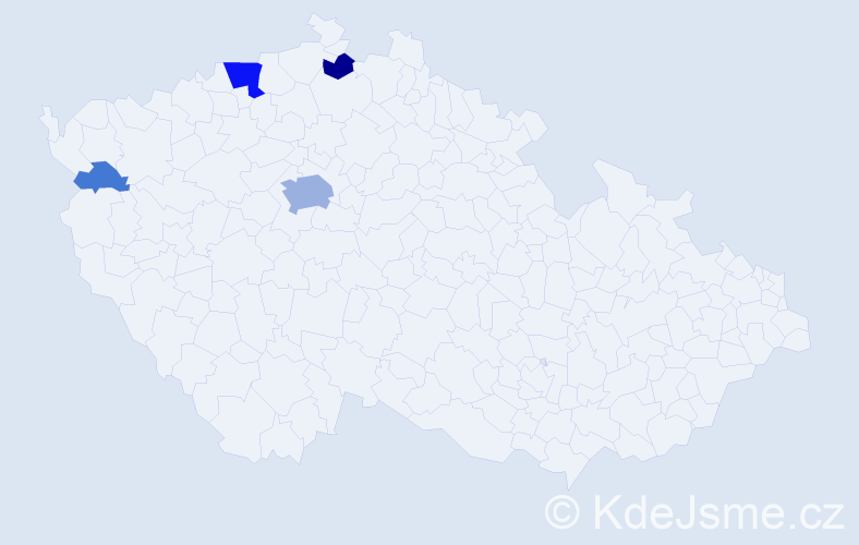 Příjmení: 'Strieglová', počet výskytů 17 v celé ČR