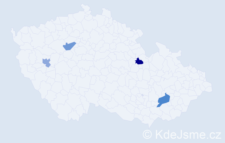 Příjmení: 'Hordósová', počet výskytů 12 v celé ČR