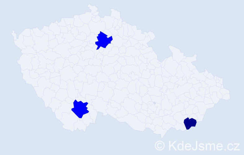 Příjmení: 'Flynnová', počet výskytů 4 v celé ČR