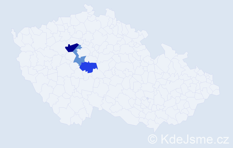 Příjmení: 'Wachaufová', počet výskytů 9 v celé ČR