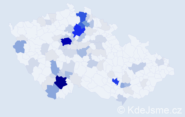 Příjmení: 'Marušková', počet výskytů 271 v celé ČR