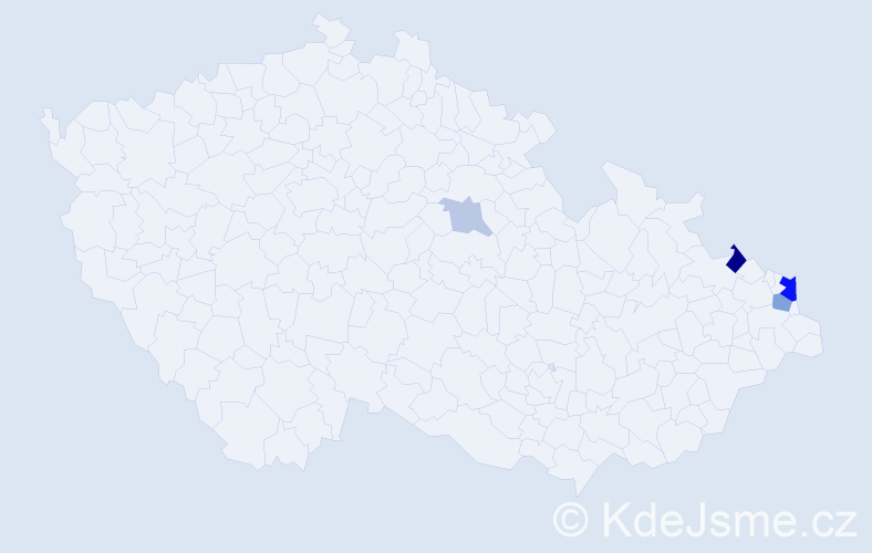 Příjmení: 'Litzková', počet výskytů 10 v celé ČR