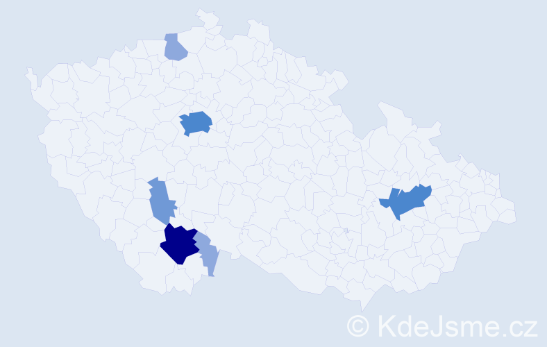 Příjmení: 'Sypal', počet výskytů 16 v celé ČR