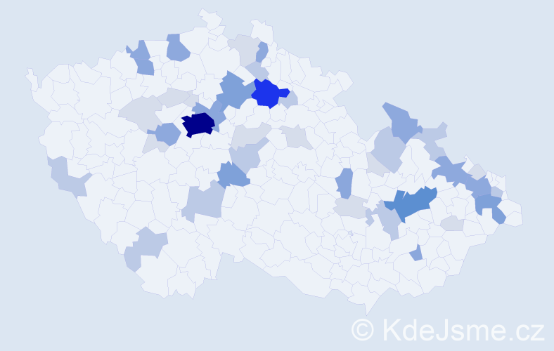 Příjmení: 'Brixová', počet výskytů 123 v celé ČR