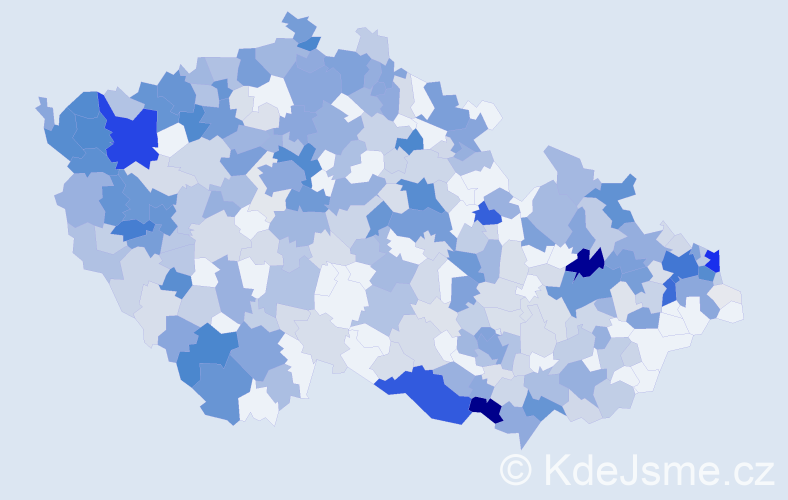 Příjmení: 'Varga', počet výskytů 1378 v celé ČR