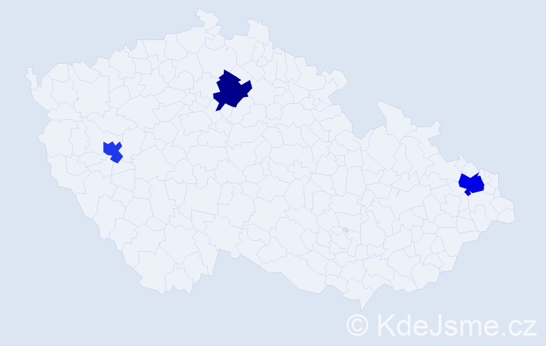 Příjmení: 'Eichenbaum', počet výskytů 4 v celé ČR