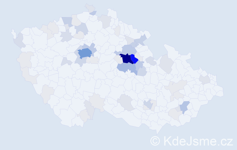 Příjmení: 'Shejbalová', počet výskytů 241 v celé ČR