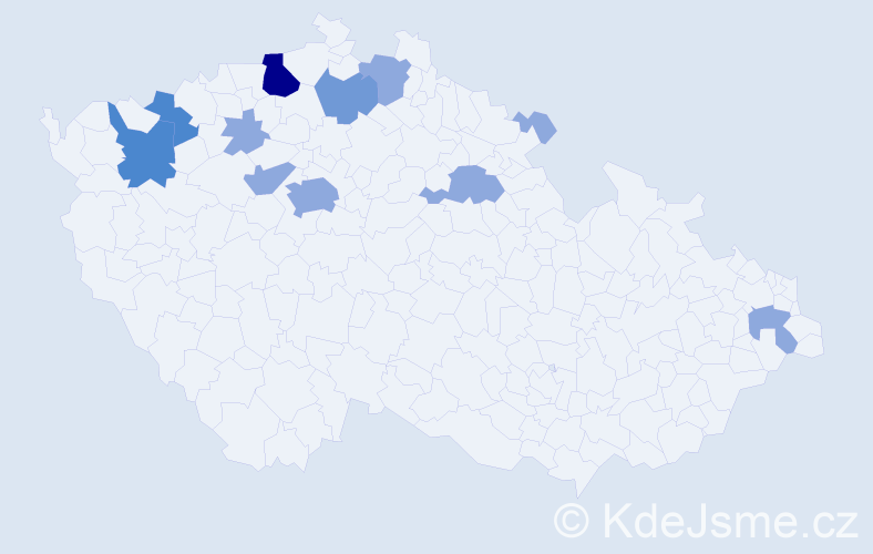 Příjmení: 'Varchola', počet výskytů 21 v celé ČR