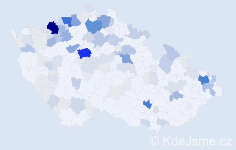 Příjmení: 'Fedáková', počet výskytů 377 v celé ČR
