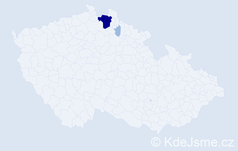 Příjmení: '"Van Geet"', počet výskytů 5 v celé ČR