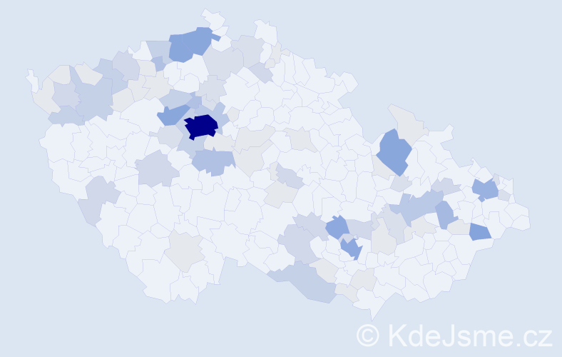 Příjmení: 'Los', počet výskytů 261 v celé ČR