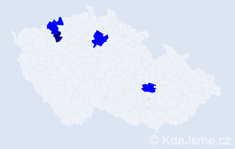 Příjmení: 'Liko', počet výskytů 11 v celé ČR
