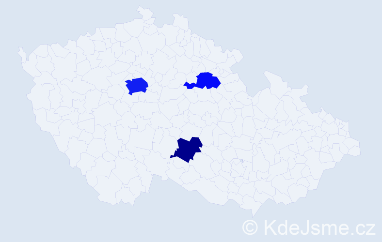 Příjmení: 'Sycheva', počet výskytů 8 v celé ČR