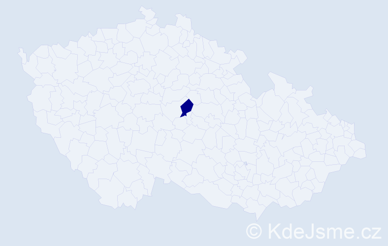 Příjmení: 'Gongorjav', počet výskytů 1 v celé ČR