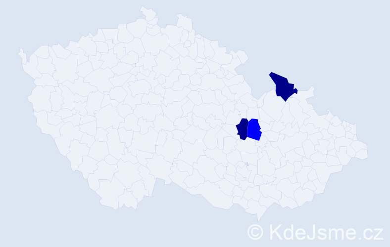 Příjmení: 'Savočková', počet výskytů 8 v celé ČR