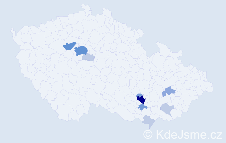Příjmení: 'Fikesová', počet výskytů 29 v celé ČR