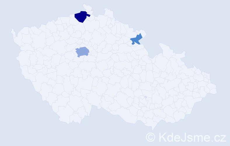 Příjmení: 'Golegovová', počet výskytů 8 v celé ČR