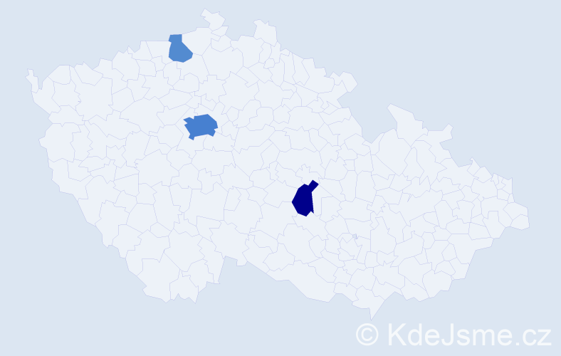 Příjmení: 'Voronych', počet výskytů 10 v celé ČR