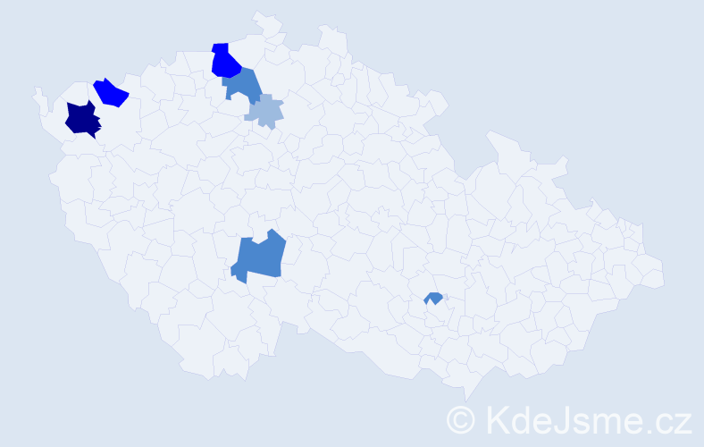 Příjmení: 'Burčová', počet výskytů 17 v celé ČR
