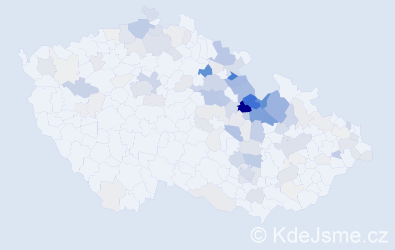 Příjmení: 'Maixnerová', počet výskytů 408 v celé ČR